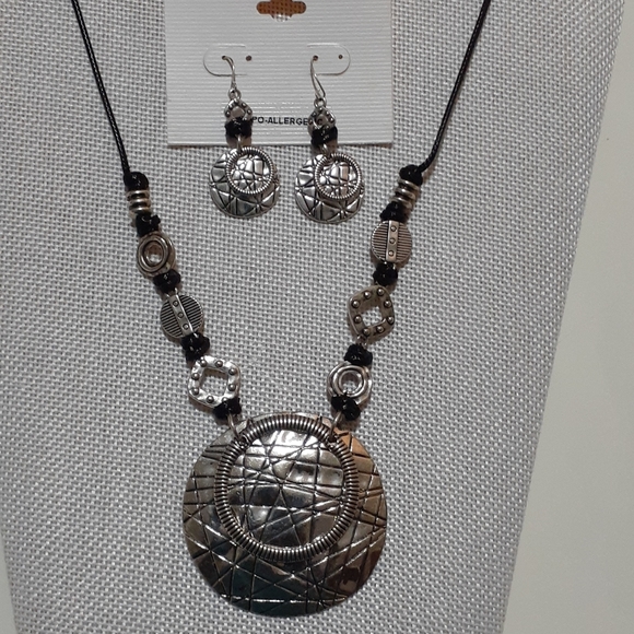 Christopher & Banks Jewelry - Christopher & Banks SilvertoneNecklace & earrings.